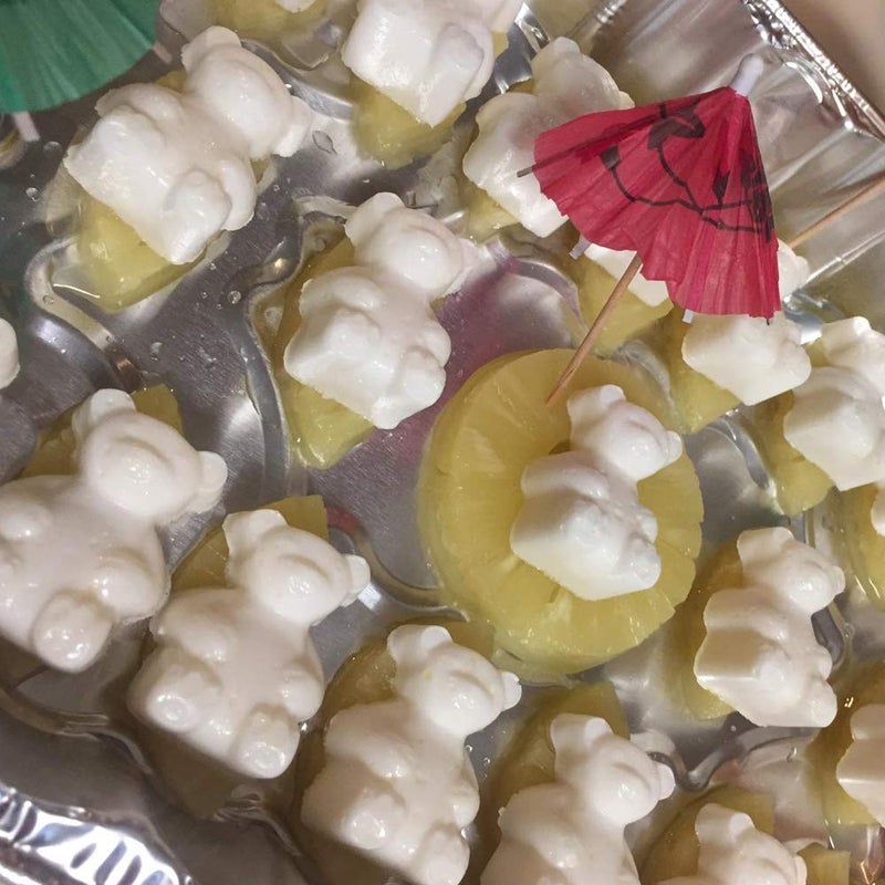 Palksky 20 Cavity Large Gummy Bear Mold/Big Bear Crayon Mold for Brownie Muffin Chocolate Ganache Jelly Pralines Caramels Candy Soap Bar Bath Bomb Mould - Image 3